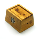 手柄竹制灸盒（2柱）Wooden Moxa Box with Handle (2 holes)