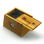 手柄竹制灸盒（2柱）Wooden Moxa Box with Handle (2 holes)