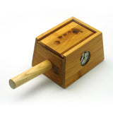 手柄竹制灸盒（2柱）Wooden Moxa Box with Handle (2 holes)