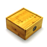 手柄竹制灸盒（4柱）Wooden Moxa Box with Handle (4 Holes)