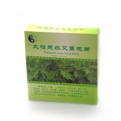 艾草泡脚 Tai Ji Mugwort Herb Foot Bath 25pkts/Box