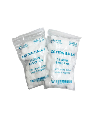 棉球 Health Essential Cotton Ball 0.5g, 100pcs/pkt