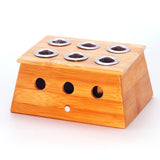 竹质六孔灸盒 Six-hole Bamboo Moxa Box